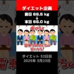 【ダイエット52日目】痩せると足閉じるの楽になる！ #ダイエット #リバウンド #電車