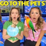 LET’S GO TO THE PET STORE! 🐶🦜🐹🐠 ​@agset211 @HallieOnStage114 #pets #petstore #shopping #vlog