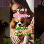 【ペット】と毎日触れ合うと心はこうなる#ペット #動物 #健康 #shorts