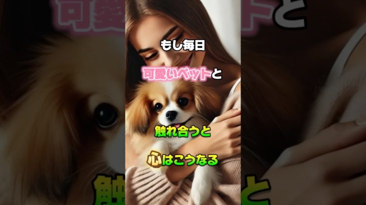【ペット】と毎日触れ合うと心はこうなる#ペット #動物 #健康 #shorts