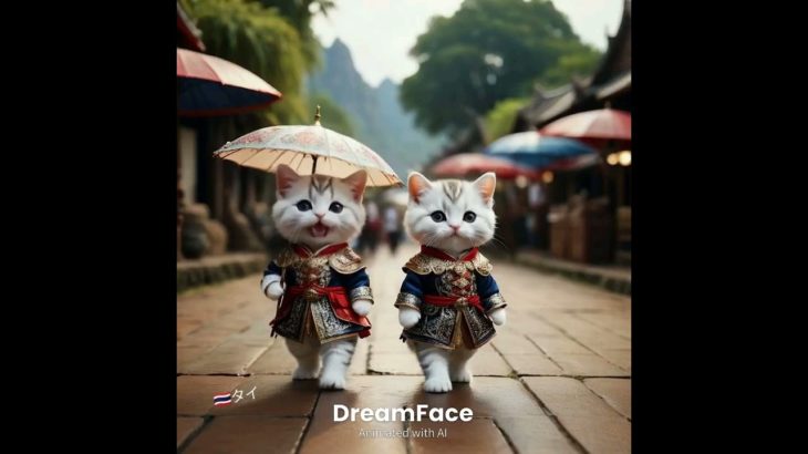 #AI　#王族衣装　#ペットが歌う 　#Tell Me Bestie When you’re lonely　#タイ　