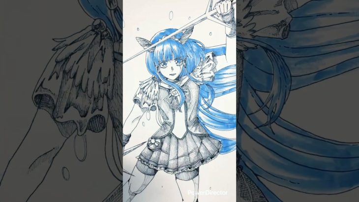 Beauty  #スマイルプリキュア #プリキュア #precure #キュアビューティ#イラスト #イラストメイキング #illustration #アナログイラスト