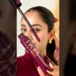 Burgundy or Black? #maybelline #mascara #longlashes #beauty #youtubeshorts #viralshorts #shorts