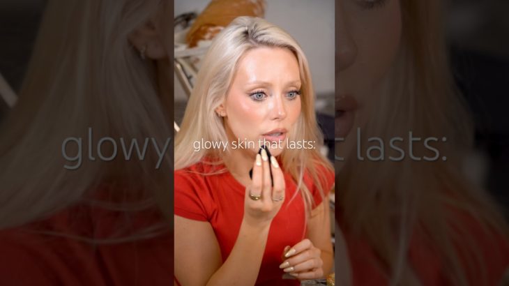 How to add glow back into powdered skin #makeup #beauty #skin #makeuptutorial #grwm