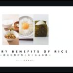 公式LINE追加特典【お米のダイエット効果 -炭水化物が怖くなくなるお話-】