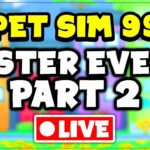 🔴LIVE –  🐰EASTER EVENT PART 2🐰 in Pet Simulator 99