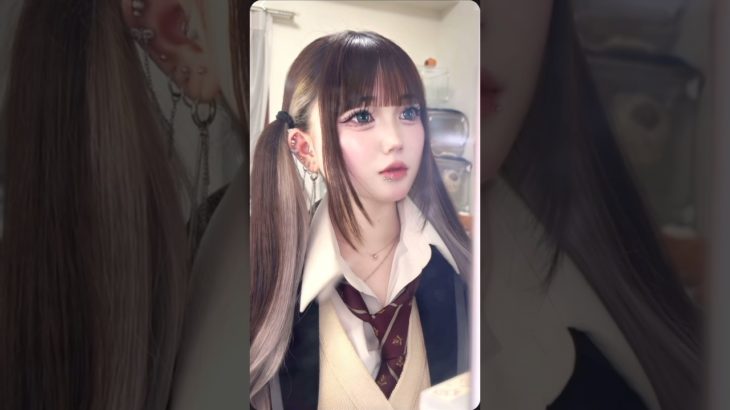 すっぴんエフェクトなし顔面しんどいWwwwwwwwww😇一応成海聖奈ちゃん風メイクですᥬ👶🏻ᩤ#honeyworks #成海聖奈 #ハニワ#メイク #makeup