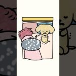 ブルブル…🥶❄️ #アニメーション #恋愛 #ペット