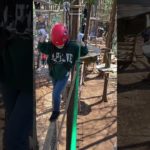 一本柱を渡る  #箱根 #フォレストアドベンチャー　#フィッシャーズと共演したい