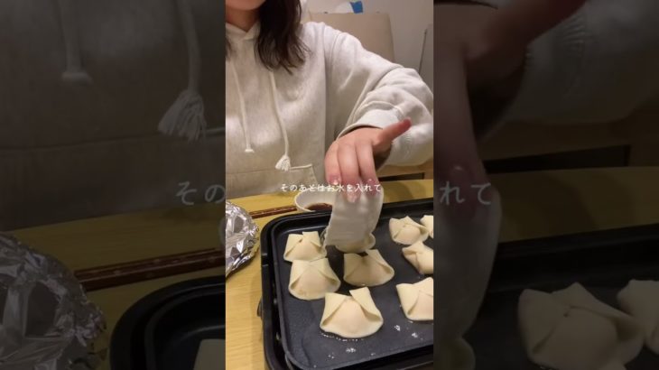 ヘルシー餃子作りました！#vlog #日常 #日常生活 #ご飯 #ダイエット #ダイエットレシピ #ダイエット記録 #記録 #おすすめ