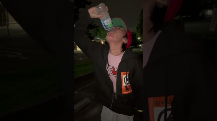 水早飲みチャレンジ【2日目】