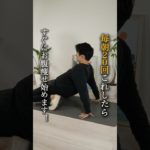 毎朝20回したらお腹痩せ始めます！🔥#ダイエット #くびれ #トレーニング #腸腰筋 #ストレッチ #下半身痩せ