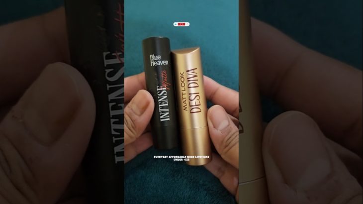 Everyday Affordable Nude Lipsticks Under ₹125 #shorts #makeup #lipstick #affordable #beauty