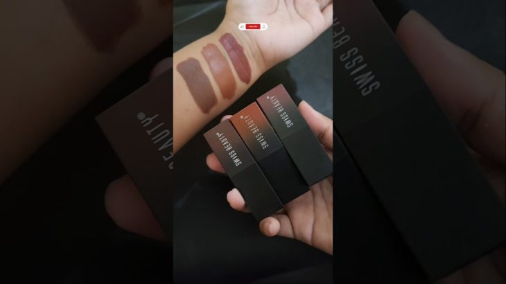 Must Have Lipsticks From Swiss Beauty #shorts #makeup #lipstick #swissbeauty #affordable