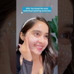 POV: You found the most hydrating & glowing sunscreen✨ #skincare #beauty #youtubeshorts #glowingskin