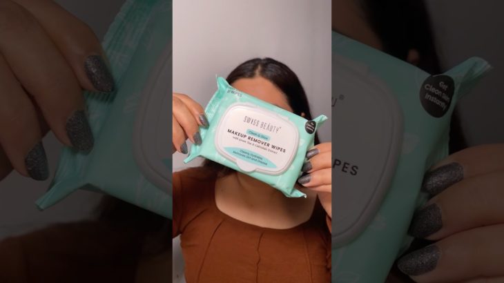 Swiss Beauty Makeup Remover Wipes😳 #heyitsaanchal