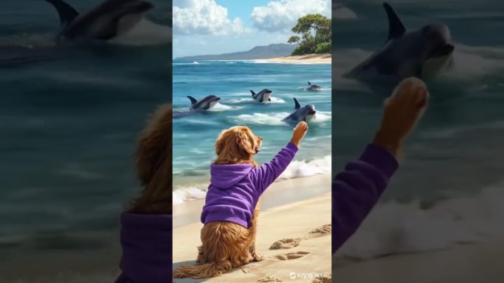 Today, a new member of the cute pet golden retriever was added. The cute pet debut plan. Surviva