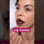 🪻Un #maquillaje muy sencillo donde el labio oscuro es el protagonista #makeup