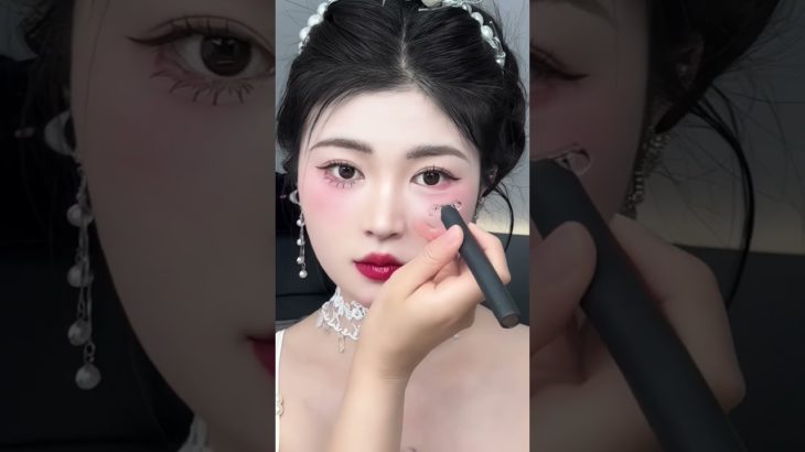 メイク簡単だった #プロセカ #makeup #beautycenter #makeuptutorial #makeupartist #beauty #koreanmakeup #メイク