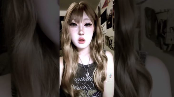 高1です👍見様見真似で海外ガール風メイクやってみました‼️よければ良いねお願いします🥲あと，アドバイスもください🙏🏻💓#海外ガール #海外ガール風メイク#メイク  #おすすめ #fyp