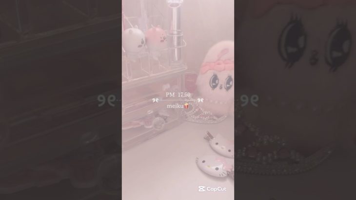 ただいま#コスメ #生活音#メイク#カチャカチャ音#JS6#雰囲気 #ピンク系統