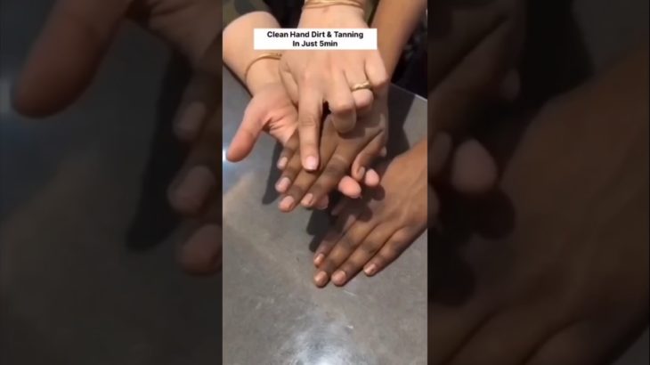Most Easy Manicure At Home | Remove Hand Tanning Easily #shorts #skincare #beauty #diy #viralvideo