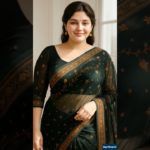 👑 Regal Beauty in Saree Elegance – 100% AI-Generated! ✨