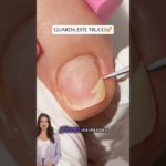 TRUCO PARA UÑAS ROTAS💅#nails #nailart #uñastutorial #belleza #manicura #beauty #gel #gelnails