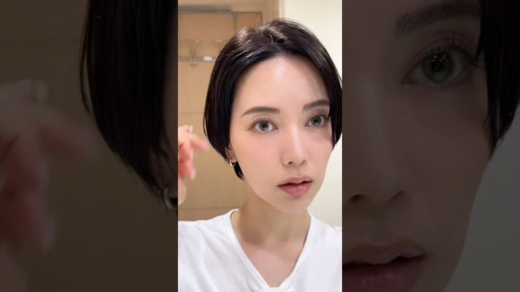 グレイッシュピンクメイク🩷 #shorts