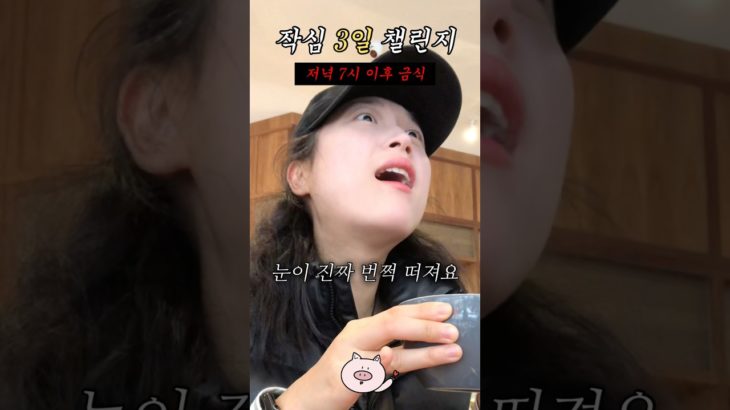 작심삼일 다이어트 2일차