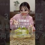 3日間検証！夜キャベツ生活で何キロ痩せる？【23日目】
