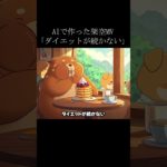 AIで作った架空MV「ダイエットが続かない」ショートバージョン　#ai  #ダイエット #生成ai