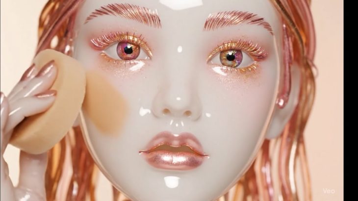 【ASMR】16連発✨流行りのガラスの顔にメイクやってみた💄✨#asmr #satisfying #odlysatisfying #relax #ai #glassskin #glassmakeup