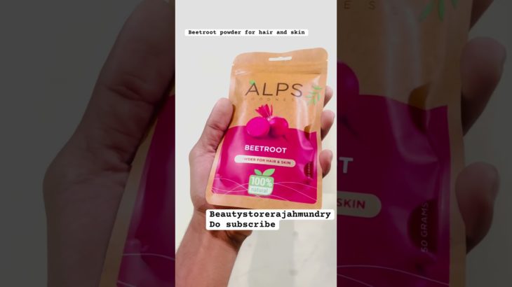 “Beetroot Beauty Hack Every Girl Must Try! 😍 | alps beetroot powder | @Beautystorerajahmundry