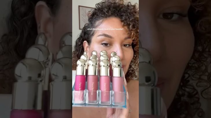 Every single shade (that’s 13!!!) of Rare Beauty blush #rarebeauty #shorts #liquidblush