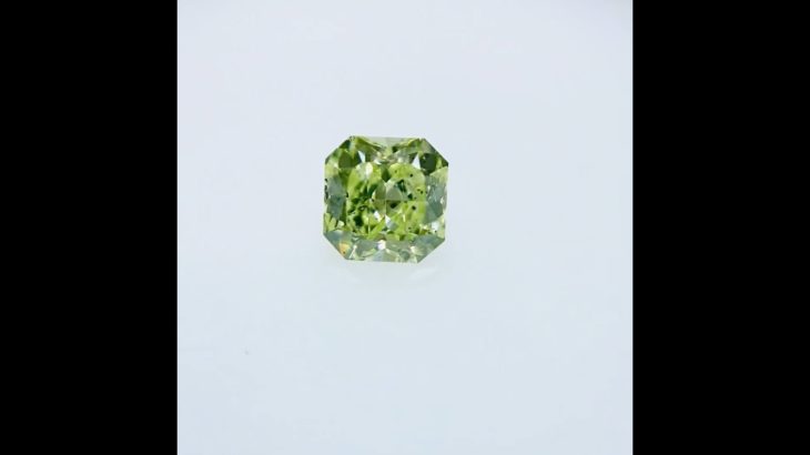 FANCY YELLOW GREEN 0.36ct SQ/RT3248/GIA
