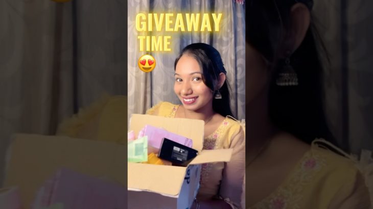 GIVEAWAY‼️🏆4000/- രൂപയുടെ Beauty products😍 #giveaway #dailyshorts #viralshorts #purple #freegift