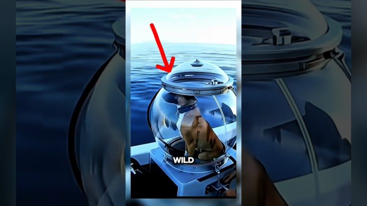 He took his pet underwater?😱