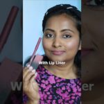 Lip Liners can fix everything! Huda Beauty Wedding Day & Berry Rose Liner. #shorts #lipstick #makeup