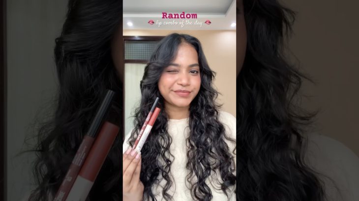 Lip combo 💗mars lip liner – deep dawn & swiss beauty matte lip caryon – regal camarine #lipcombo