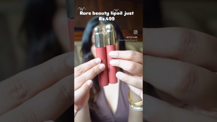 Rare beauty lip oil Dupe from Meesho,is this worth it? #dupes #lipstickdupes