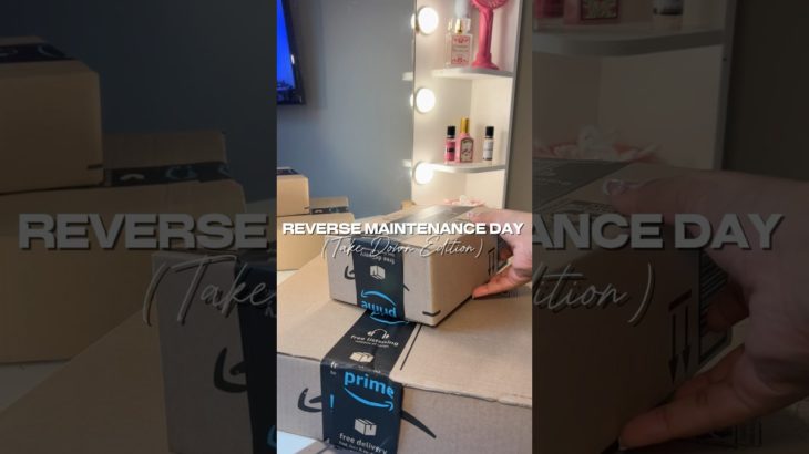 Reverse Beauty Maintenance Day! 😍🤍 #beauty #viralshort #relatable #women #hair #nails #tutorial