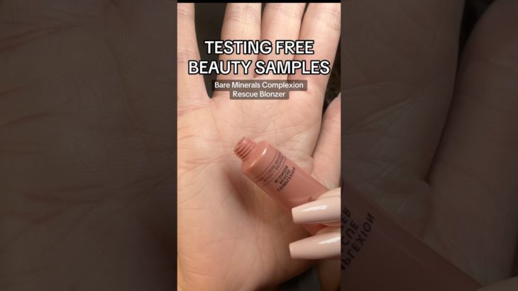 Testing Free Beauty Samples: Bare Minerals Complexion Rescue Blonzer ☀️