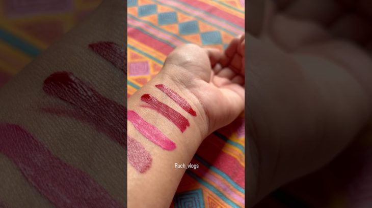 💄Top Red & Pink Lipsticks You Need! | Huda Beauty + MyGlam Swatch 💋 #lipstick #underbudget