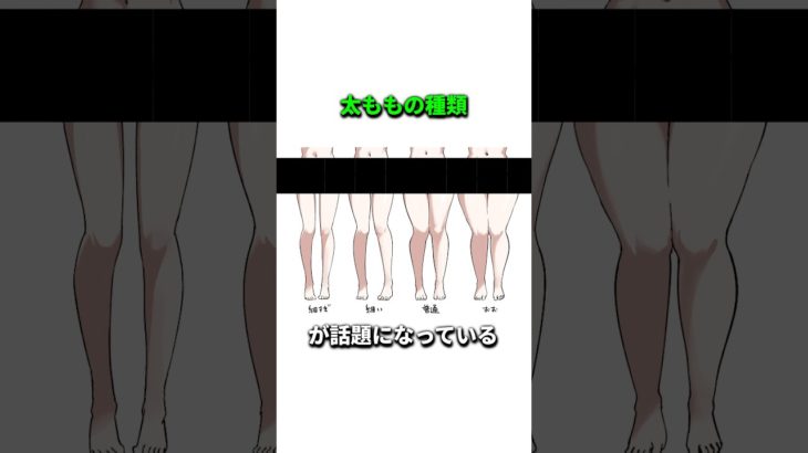 太ももの種類が話題#太もも#ダイエット#Twitter