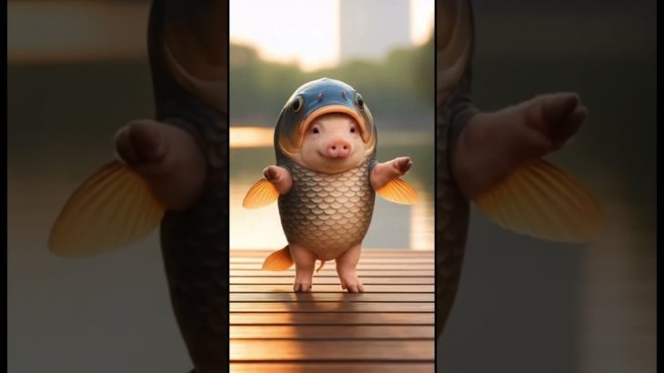 carp pig dance #鯉 #豚 #ペットダンス #carp #pigdance