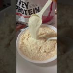 豆腐と🍓プロテイン混ぜた結果　#簡単レシピ #food #豆腐 #ダイエット