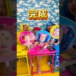 うちわにメイク⁉️😍🩵🩷💛