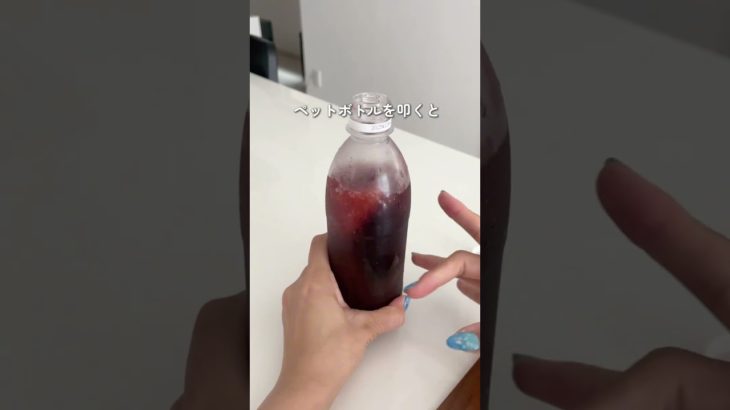 【フローズンサイダー】#ペットボトルサイダー#しゃりしゃり#ライフハック