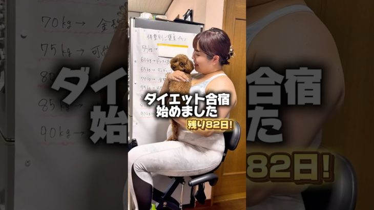 ぽっちゃり仲間とダイエット合宿始めました！2人で痩せるぞーって決意表明もしてきました！【ダイエット】仲間募集中です！笑